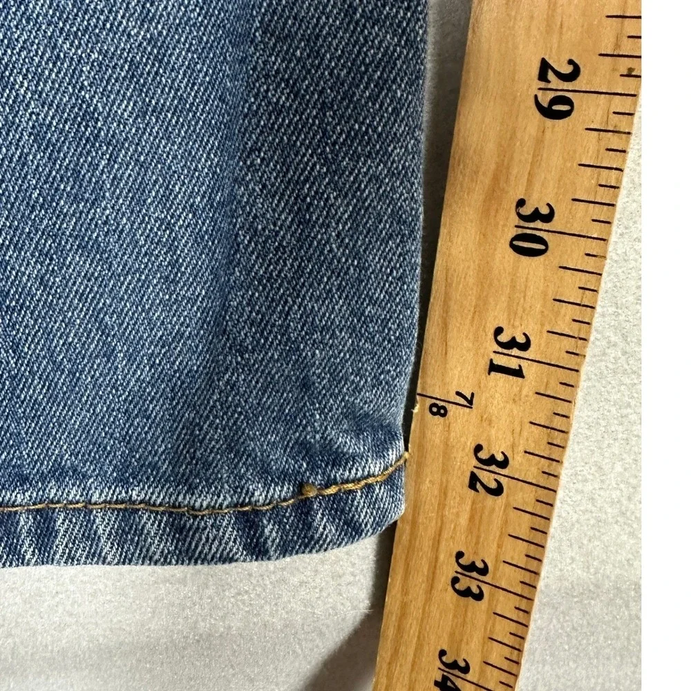 Levis 505 Jeans Mens 38X32 Blue Straight Fit 5 Pocket Red Tab Casual Denim Pants